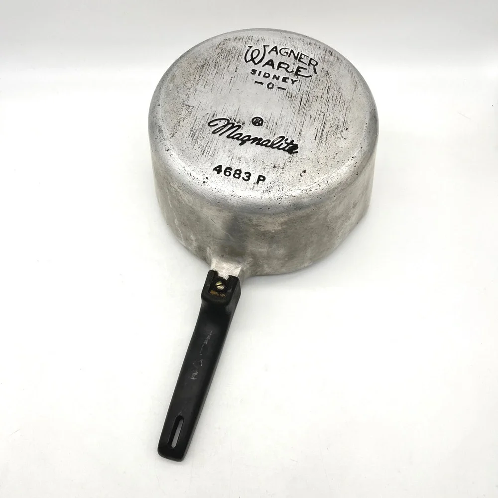 Vintage Wagner Ware Sidney O Magnalite 3 Quart 4683 P Saucepan Pour Spout No Lid